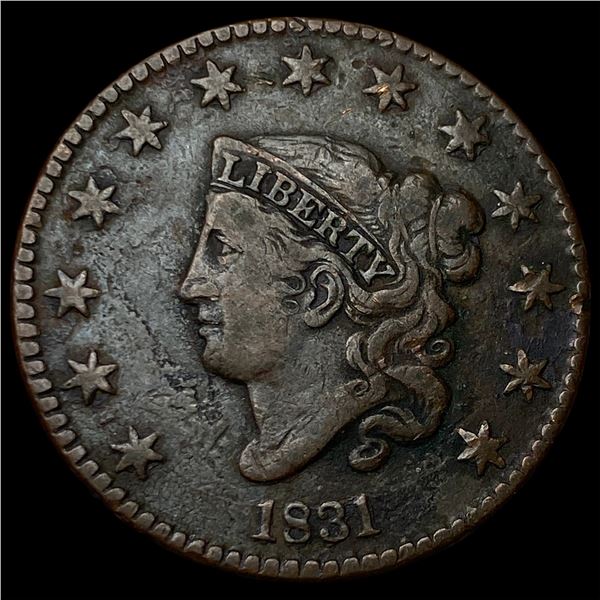 1831 Coronet Head Large Cent LIGHTLY CIRCULATED
