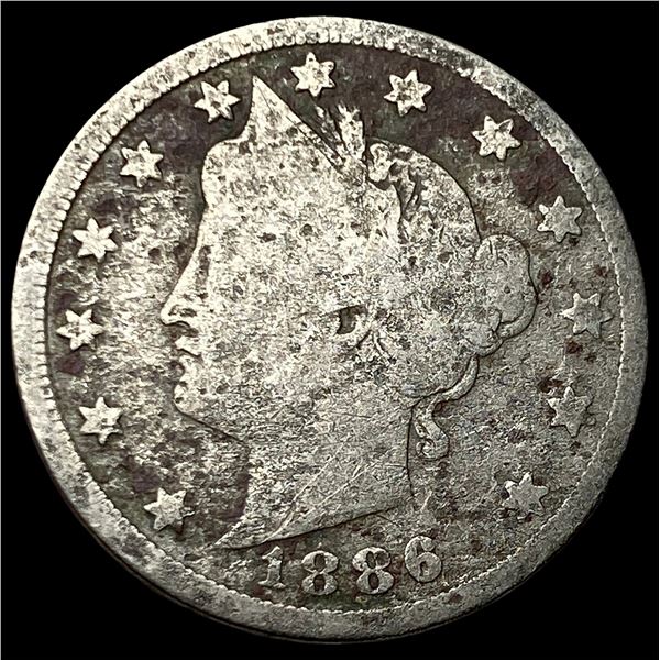 1886 Liberty Head Nickel NICELY CIRCULATED
