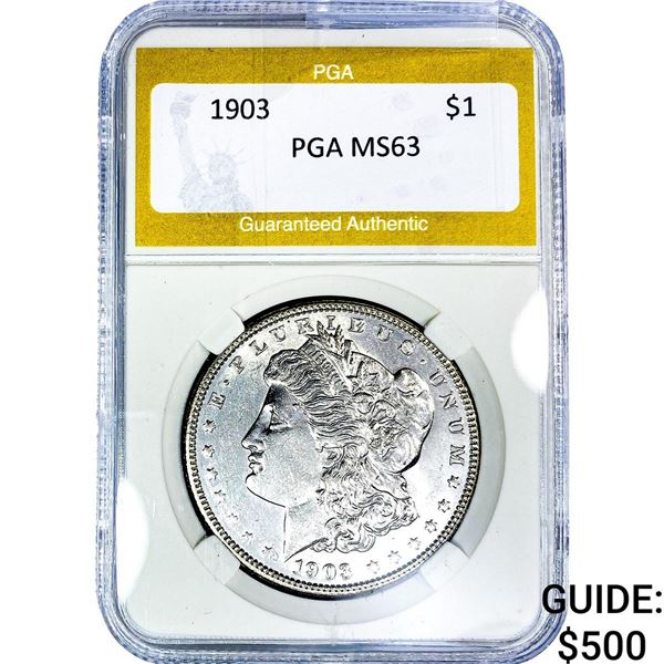 1903 Morgan Silver Dollar PGA MS63