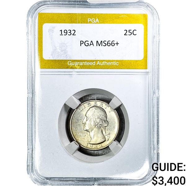 1932 Washington Silver Quarter PGA MS66+