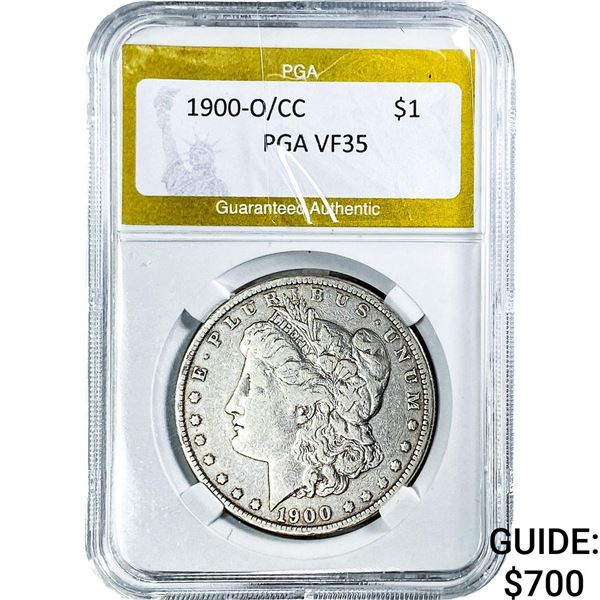 1900-O/CC Morgan Silver Dollar PGA VF35