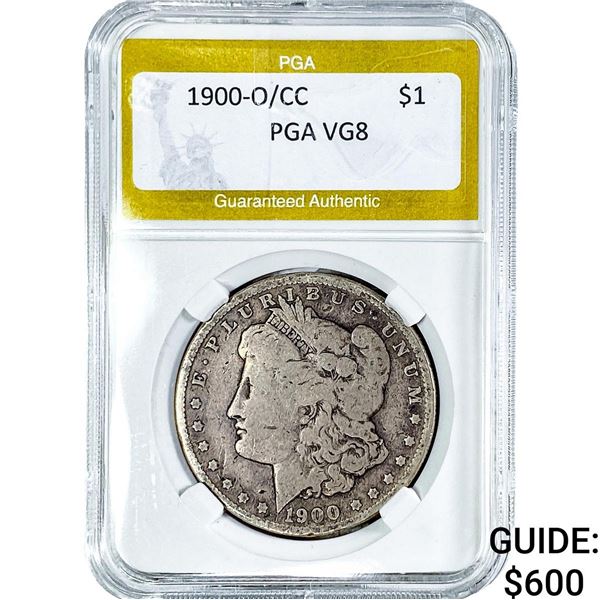 1900-O/CC Morgan Silver Dollar PGA VG8