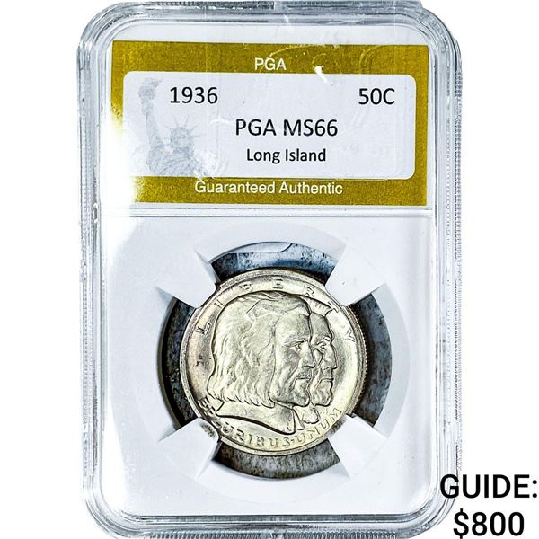 1936 Lafayette Silver Half Dollar PGA MS66
