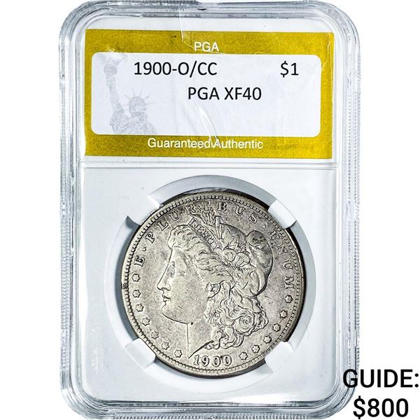 1900-O/CC Morgan Silver Dollar PGA XF40