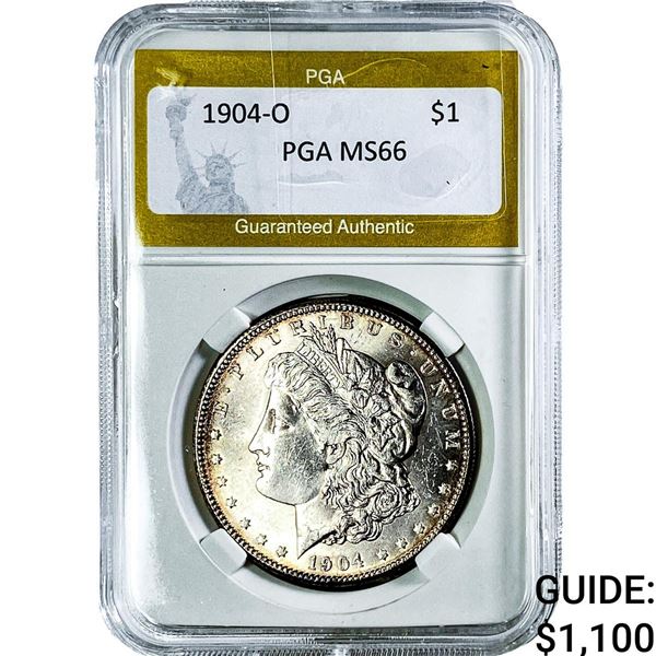 1904-O Morgan Silver Dollar PGA MS66