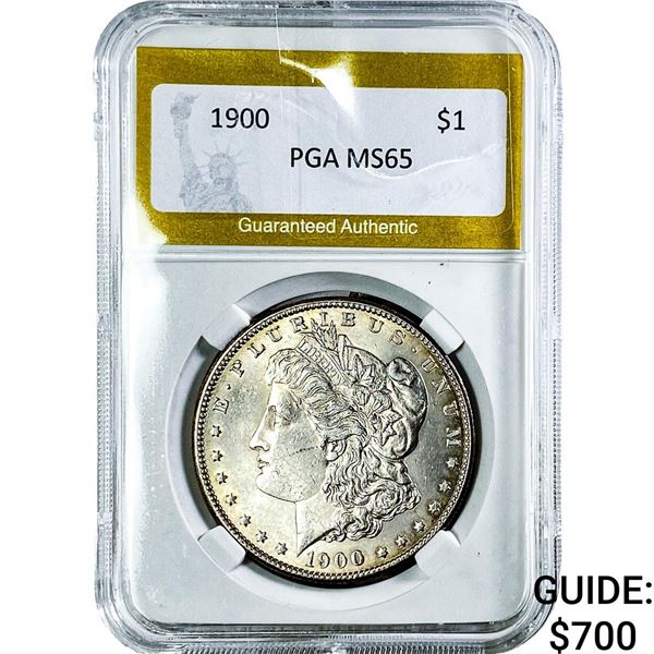 1900 Morgan Silver Dollar PGA MS65