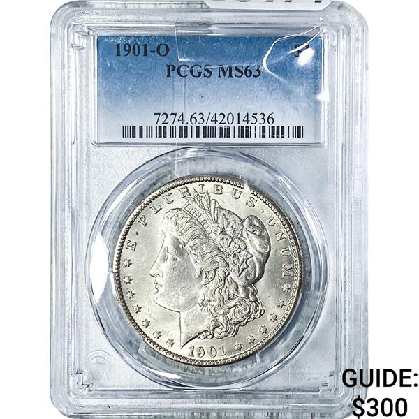 1901-O Morgan Silver Dollar PCGS MS63