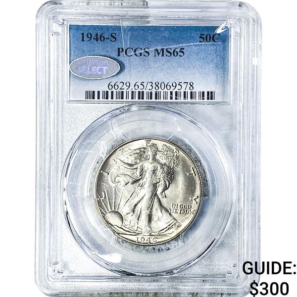 1946-S Walking Liberty Half Dollar PCGS MS65