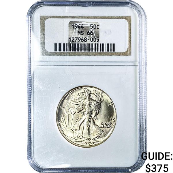 1944 Walking Liberty Half Dollar NGC MS66