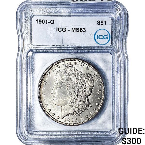 1901-O Morgan Silver Dollar ICG MS63