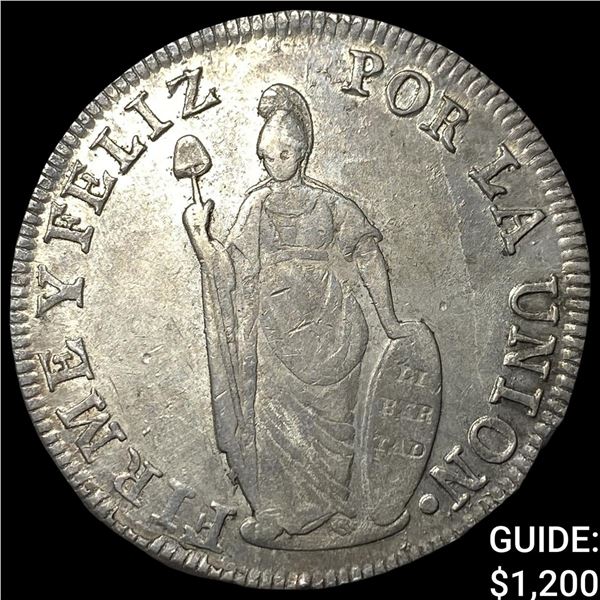 1835 MT Peru Silver 8 Reales