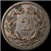 Image 2 : 1888 Switzerland Bronze 2 Rappen