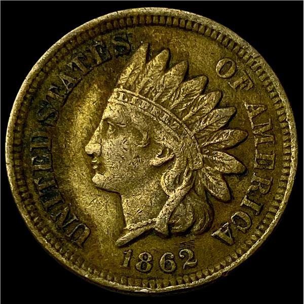 1862 Indian Head Cent CLOSELY UNCIRCULATED