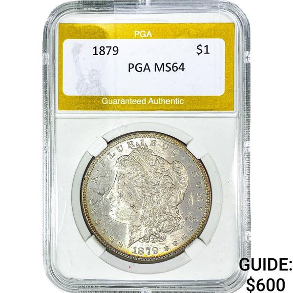 1879 Morgan Silver Dollar PGA MS64