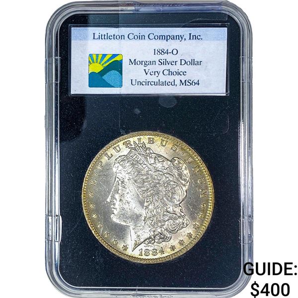 1884-O Morgan Silver Dollar  MS64