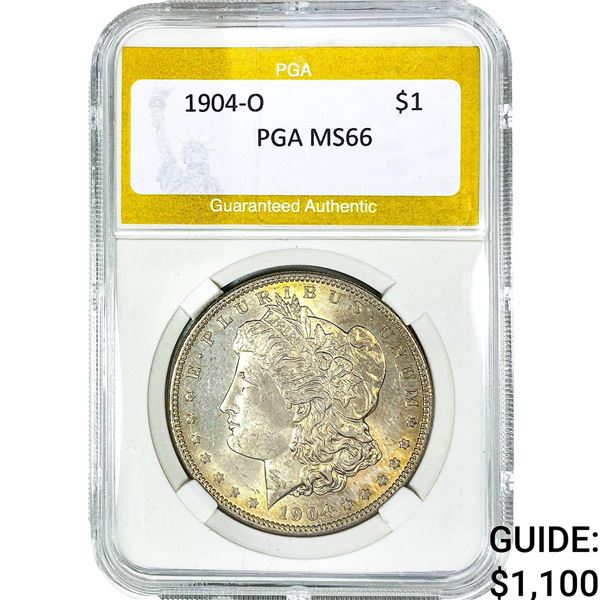 1904-O Morgan Silver Dollar PGA MS66