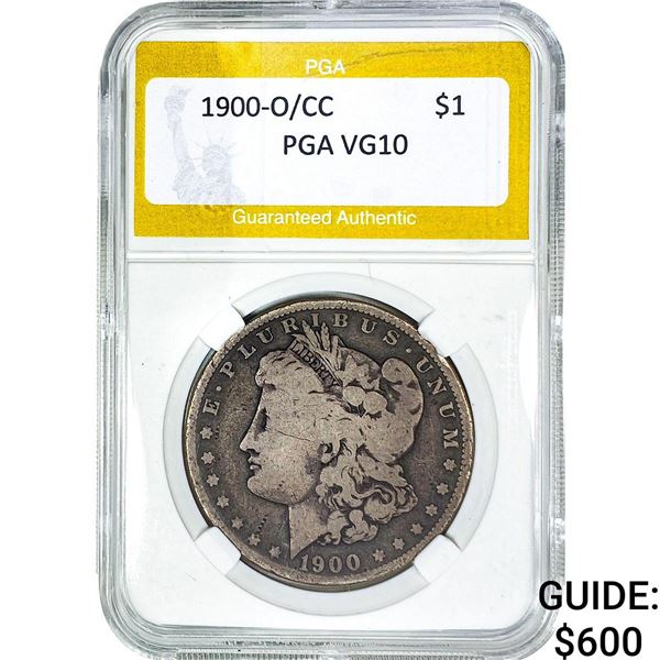 1900-O/CC Morgan Silver Dollar PGA VG10