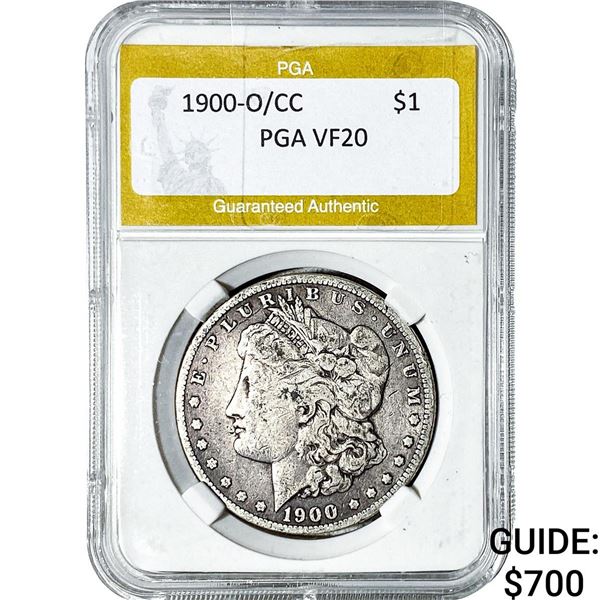 1900-O/CC Morgan Silver Dollar PGA VF20
