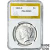 Image 1 : 1923-D Morgan Silver Dollar PGA MS63