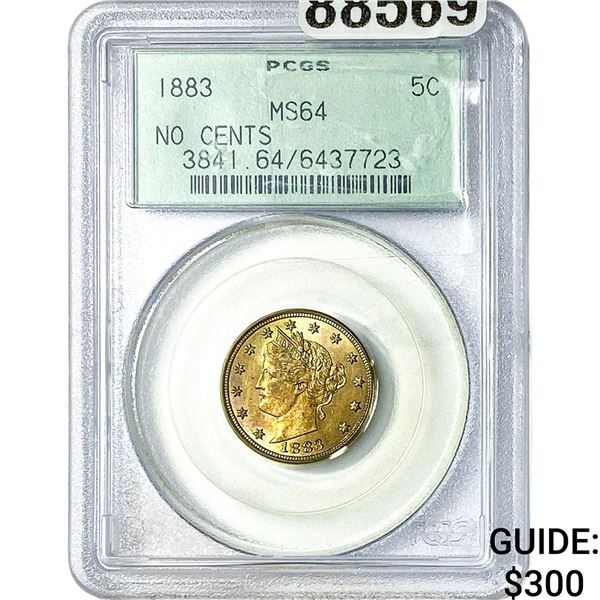 1883 Liberty Victory Nickel PCGS MS64