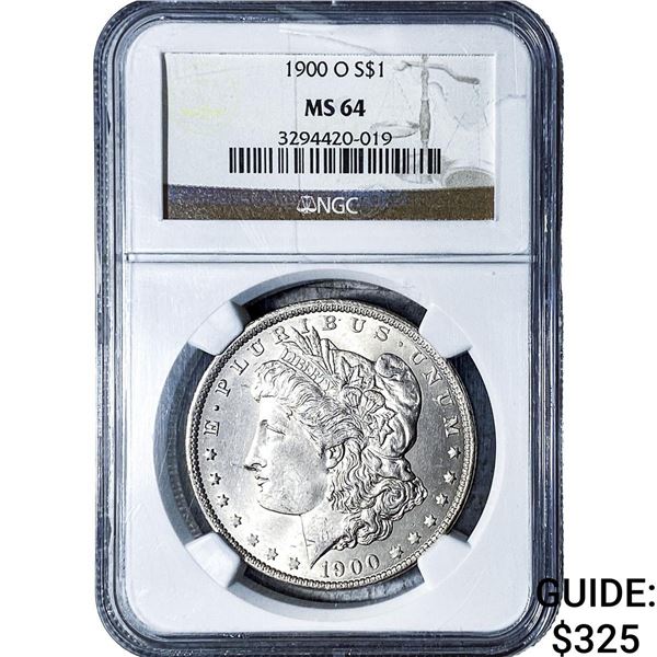1900-O Morgan Silver Dollar NGC MS64