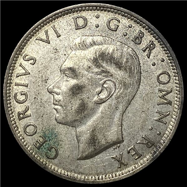 1942 Great Britain Silver 1/2 Crown