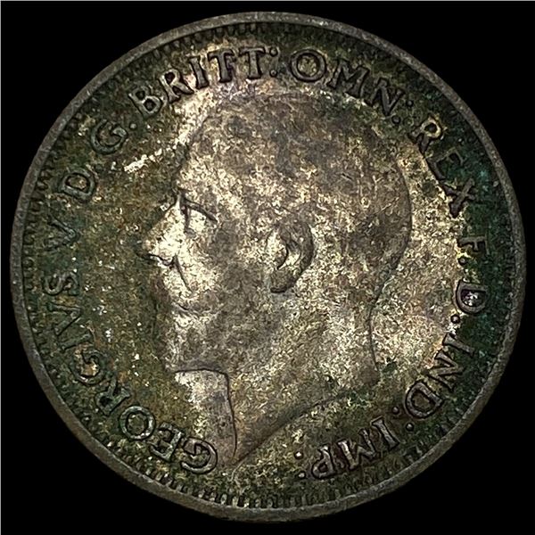 1936 Great Britain Silver 6 Pence