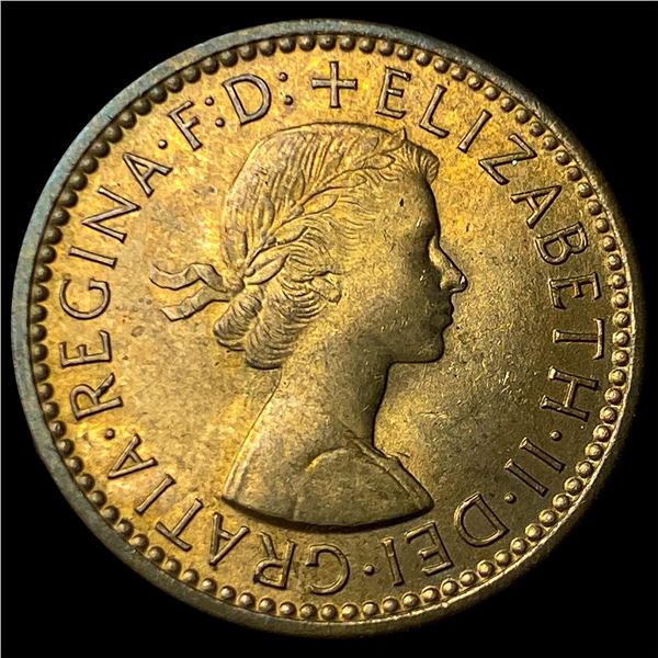 1956 Great Britain Bronze Farthing