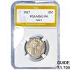 Image 1 : 1917 Standing Liberty Quarter PGA MS63 FH TYPE 2