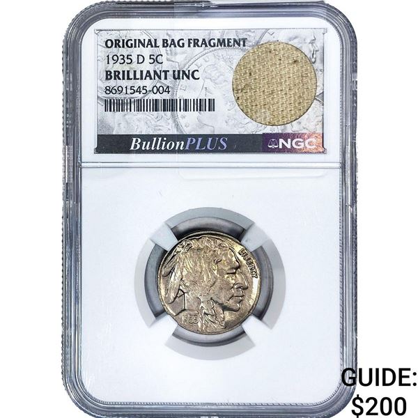 1935-D Buffalo Nickel NGC BU