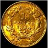 Image 2 : 1854 Gold $1 Indian Princess Type 2 NEARLY  UNCIRCULATED