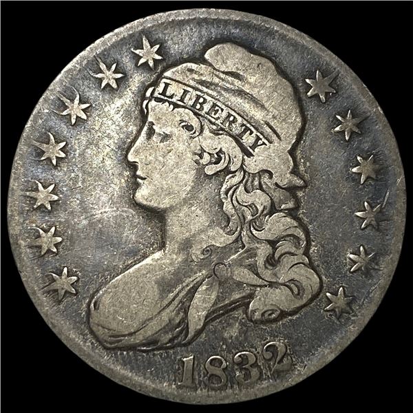 1832 Capped Bust Half Dollar LIGHTLY CIRCULATED