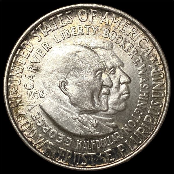1952 Silver Washington-Carver Half Dollar CHOICE BU