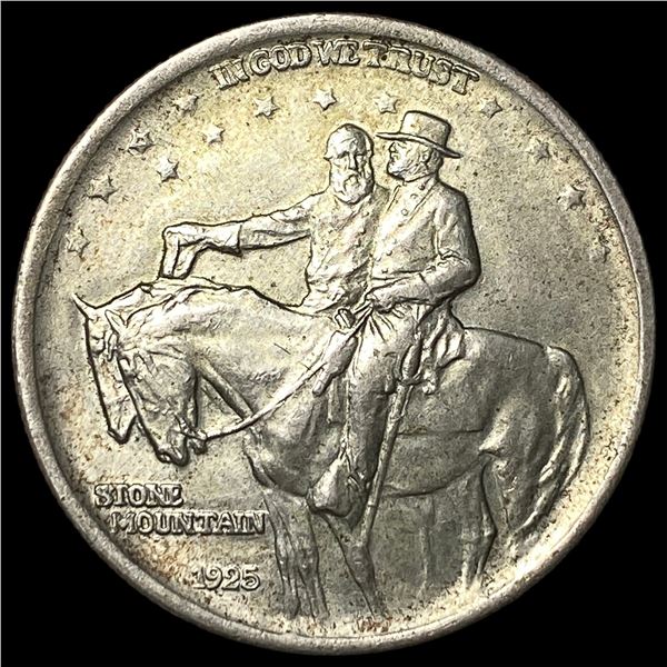 1925 Stone Mountain Silver Half Dollar CLOSELY UNCIRCULATED