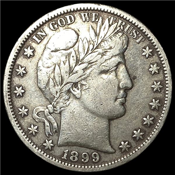 1899-S Silver Barber Half Dollar NEARLY UNCIRCULATED