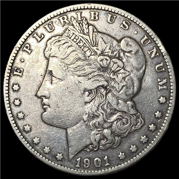 1901 Morgan Silver Dollar NEARLY UNCIRCULATED