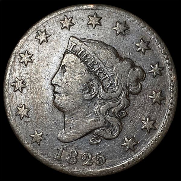 1825 Coronet Head Large Cent NICELY CIRCULATED