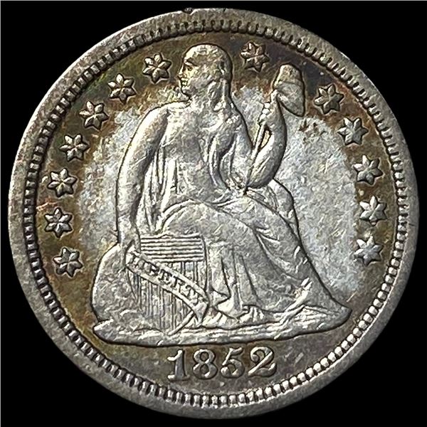 1852 Seated Liberty Dime NEARLY UNCIRCULATED