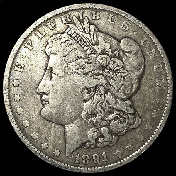 1891-O Silver Morgan Dollar LIGHTLY CIRCULATED