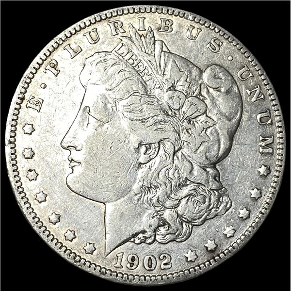 1902 Morgan Silver Dollar ABOUT UNCIRCULATED
