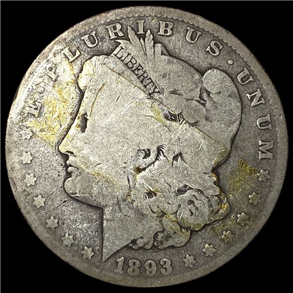 1893-CC Silver Morgan Dollar NICELY CIRCULATED