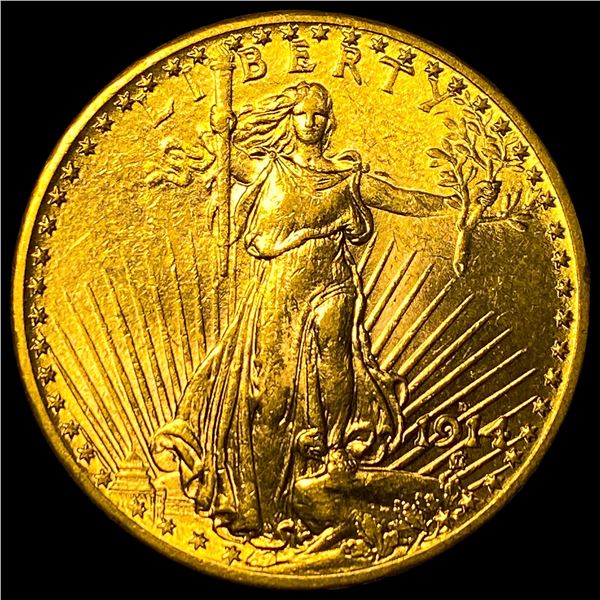 1914-D Gold $20 Saint-Gaudens Double Eagle UNCIRCULATED