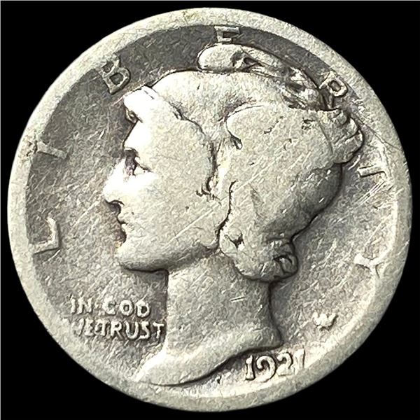 1921 Mercury Dime NICELY CIRCULATED