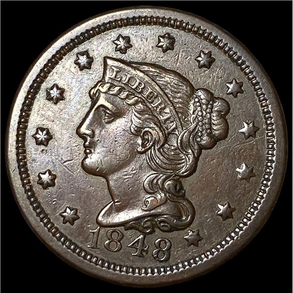 1848 Braided Hair Large Cent UNCIRCULATED