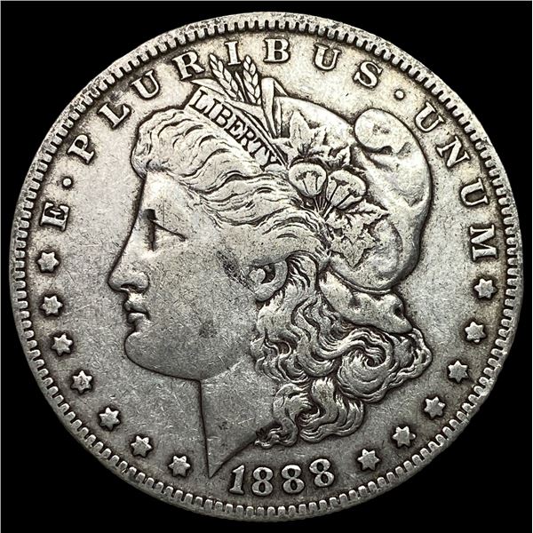 1888-O Silver Morgan Dollar NEARLY UNCIRCULATED