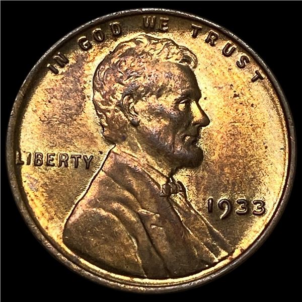 1933 Lincoln Wheat Cent CHOICE BU