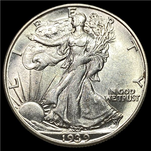 1939-D Silver Walking Liberty Half Dollar UNCIRCULATED