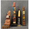Image 2 : FOUR DECORATIVE TOTEM POLLS