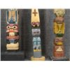 Image 7 : FOUR DECORATIVE TOTEM POLLS