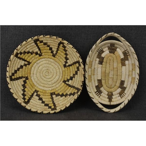 TWO PAPAGO BASKETS